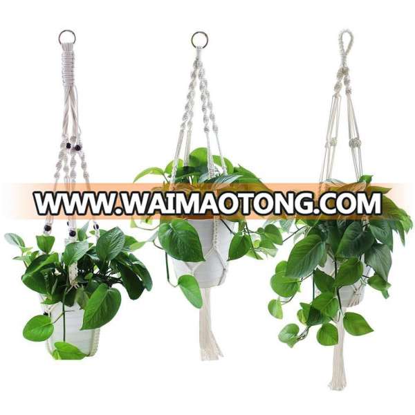 Rope Hanging Planter, Plant Hanger, Wall Hanging Plant Holders