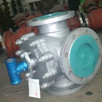 Asme A216wcb Flanged Carbon Steel 3-Way Ball Valve